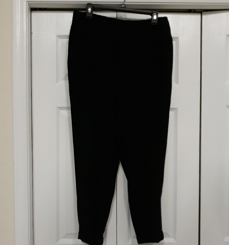 J.Jll Cuffed Ankle Black Dress pants size 12